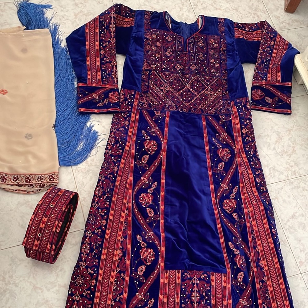 Traditional Palestinian thob/dress